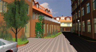 widok od ulicy boh. warszawy