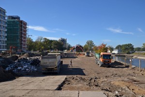 zdjęcie z budowy Przystań Reymonta