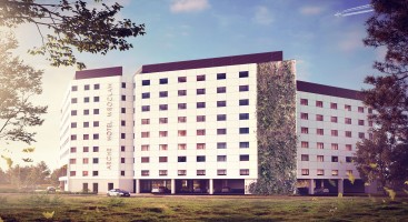 zdjęcie z przebudowy Arche Hotel Wrocław Airport