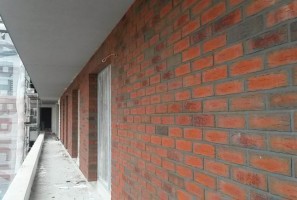Elewacja klinkierowa wraz ze stolarką