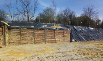 Trwają prace związane z palowaniem terenu pod realizacje płyty fundamentowej
