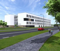 zdjęcie z budowy Centrum Badawczo Rozwojowe Medycznych Technologii ICT