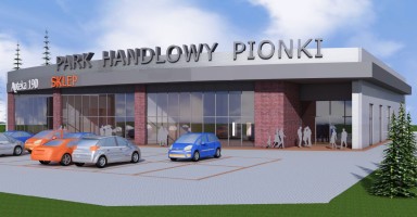 zdjęcie z budowy Park handlowy Pionki