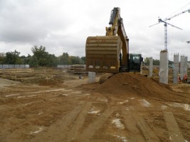 prace nad esplanadą