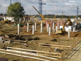 prace nad esplanadą