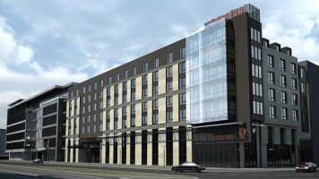 wizualizacje Hotel i biurowiec Qubus