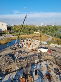 zdjęcie z budowy Ceglana Park
