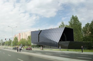 wizualizacje Budynek handlowo-usługowo-biurowy