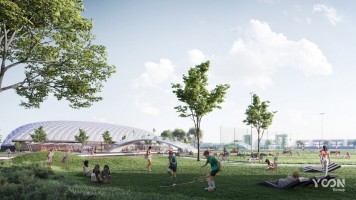 wizualizacje Wrocławskie Centrum Sportu