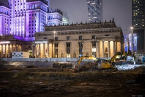 zdjęcie z budowy TR Warszawa