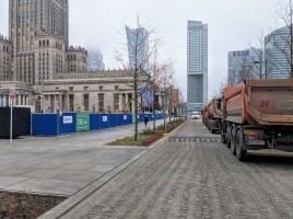 zdjęcie z budowy TR Warszawa