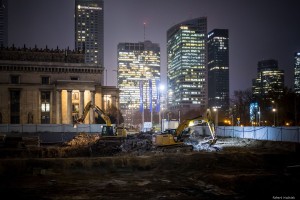 zdjęcie z budowy TR Warszawa