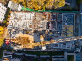 zdjęcie z budowy Apartamenty Kierbedzia 4