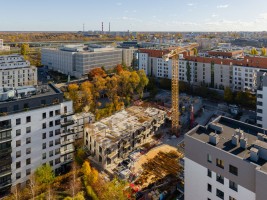 zdjęcie z budowy Apartamenty Kierbedzia 4