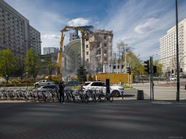 wyburzanie budynku pod realizację inwestycji