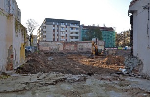 zdjęcie z budowy Traugutta Vita