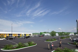 zdjęcie z budowy Park handlowy P.A. Nova