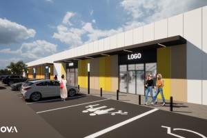 zdjęcie z budowy Park handlowy P.A. Nova