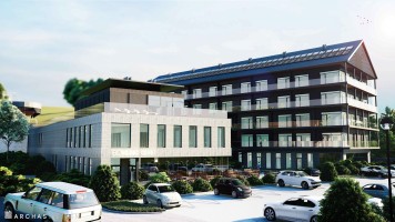 wizualizacje Kompleks hotelowo-konferencyjno-rekreacyjny Stary Groń