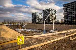 zdjęcie z budowy Pierwsza Dzielnica