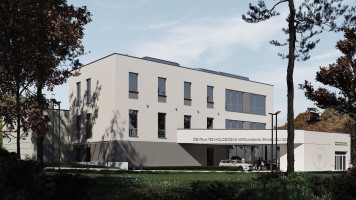 zdjęcie z budowy Centrum Technologicznie Wspomaganej Rehabilitacji dla Dzieci