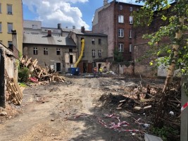 zdjęcie z przebudowy Czarna Kamienica