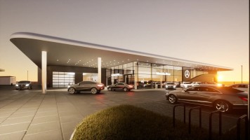 zdjęcie z budowy [Lasocice] Salon samochodowy Mercedes-Benz