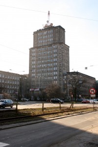 zdjęcie z przebudowy Wieżowiec TVP