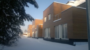 zdjęcia ukończonej elewacji od strony ogrodów