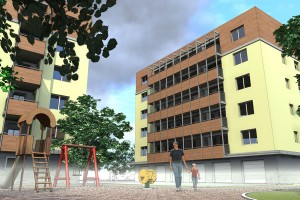 zdjęcie z budowy Osiedle Orzechowe