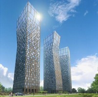 wizualizacje Przy Spodku Towers
