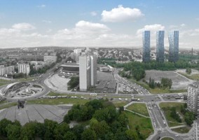 wizualizacje Gant Towers