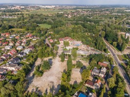 widok na przyszłe osiedle