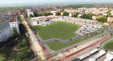 zdjęcie z budowy Park Handlowy