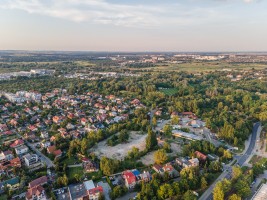 widok na przyszłe osiedle