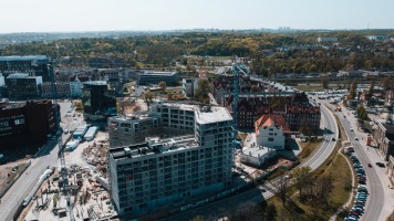 zdjęcie z budowy Żurawie