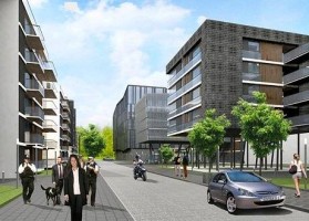 wizualizacje Kompleks biurowo-mieszkalno-konferencyjny z hotelem