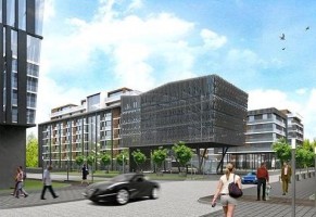 wizualizacje Kompleks biurowo-mieszkalno-konferencyjny z hotelem