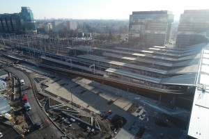 zdjęcie z przebudowy Dworzec Warszawa Zachodnia