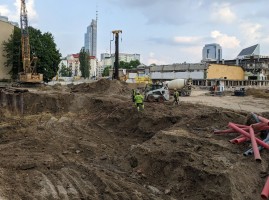 zdjęcie z budowy Towarowa 22