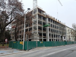 zdjęcie z budowy Biurowiec Rozbrat 44