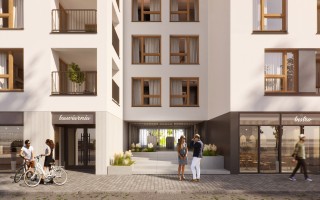 zdjęcie z budowy Livin’ Praga