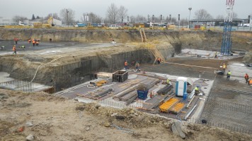 wykopy pod garaż nr 1 pod budynkami nr 1 i 2