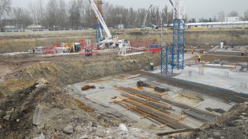 wykopy pod garaż nr 1 pod budynkami nr 1 i 2