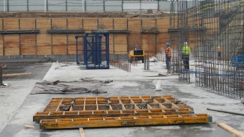 wykopy pod garaż nr 1 pod budynkami nr 1 i 2