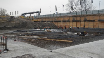 wykopy pod garaż nr 1 pod budynkami nr 1 i 2