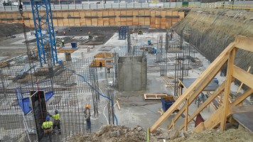 wykopy pod garaż nr 1 pod budynkami nr 1 i 2