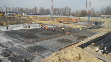 wykopy pod garaż nr 1 pod budynkami nr 1 i 2