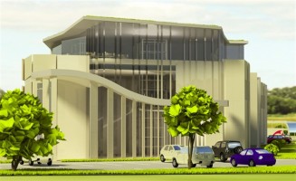 zdjęcie z budowy Muzeum Zwycięstwa