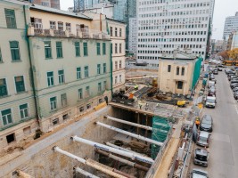 zdjęcie z przebudowy Muzeum Getta Warszawskiego